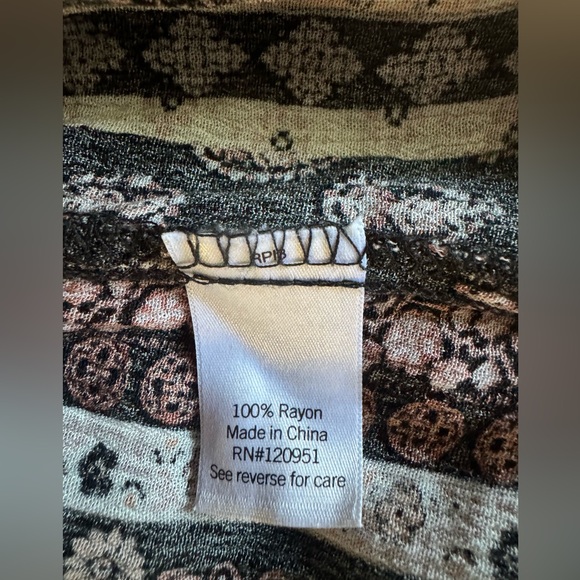 SO Goods for Life Bodycon Maxi Ruffled Dress size M Ditsy Flower smocked bust - Picture 9 of 10